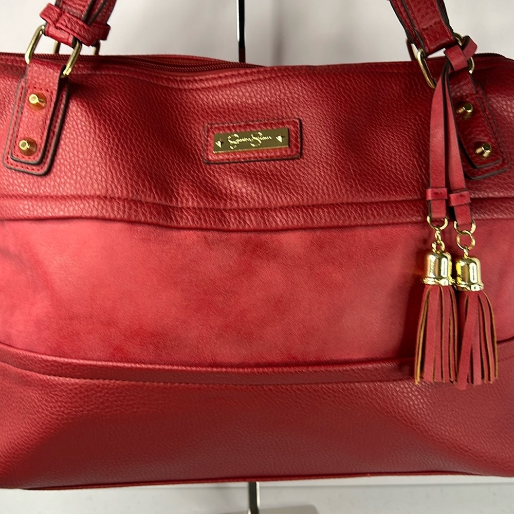Jessica Simpson Red Shoulder/Crossbody Bag